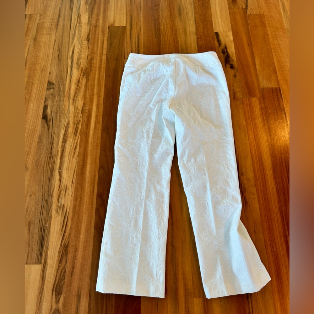 NWOT INC textured white pants